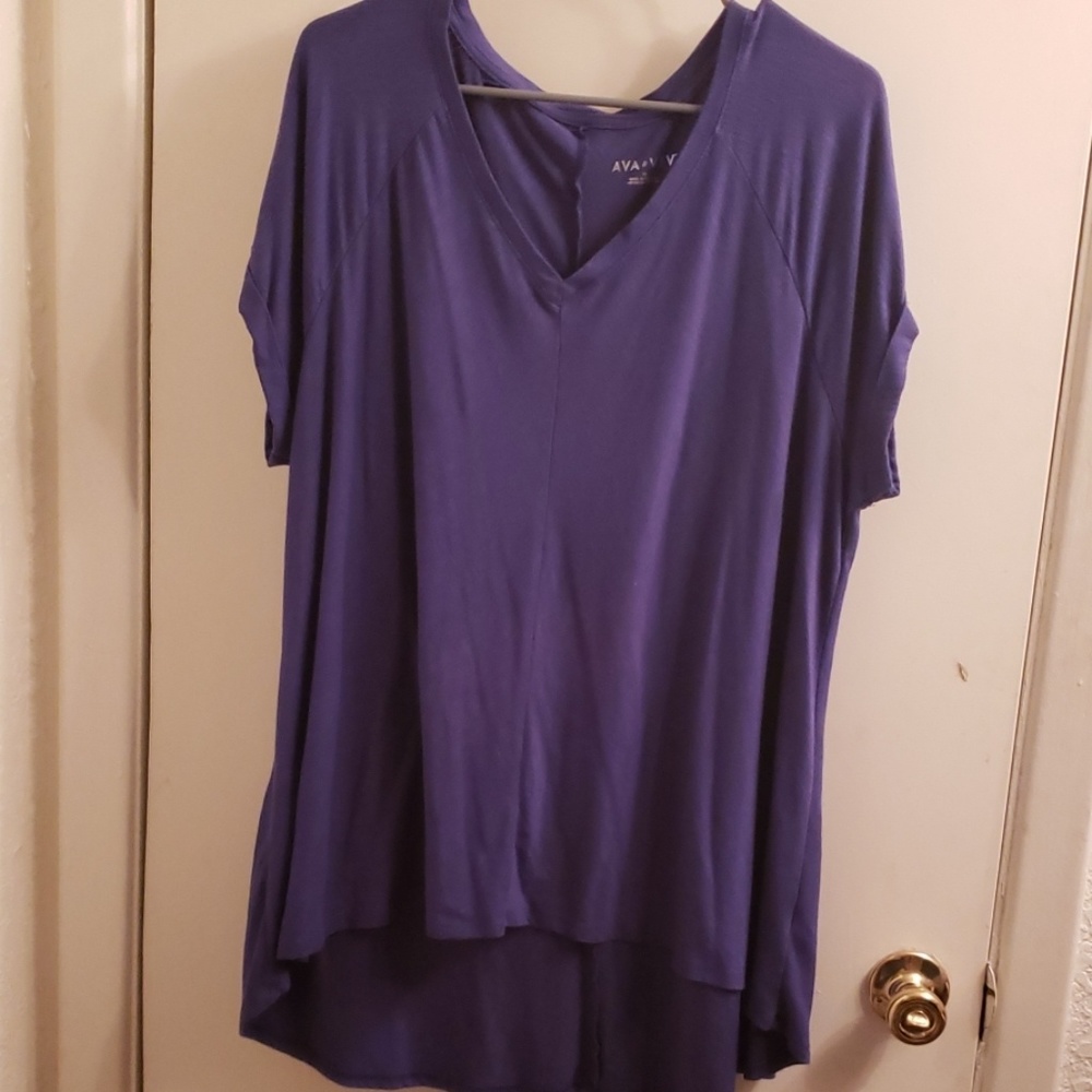 Ava&Viv high/low tee 2X